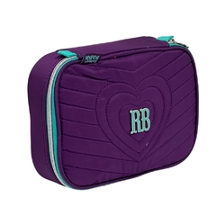 Kit Mochila de Rodinhas Oficial Rebecca Bonbon RB2441 Roxo