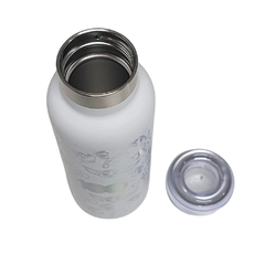 Garrafa Térmica Inox Bubble 500ML 100 ANOS DISNEY Branca ZC - loja online