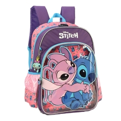 Mochila de Costas Oficial STITCH DISNEY - Luxcel Roxo