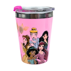 Copo Viagem Snap em Inox Parede Dupla PRINCESAS DISNEY - ZC - comprar online