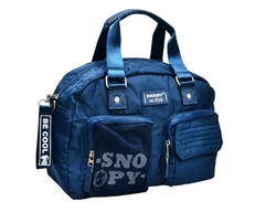 BOLSA SNOOPY BAÚ CASUAL ESPORTIVA COLORS AZUL - SP2240AZ - Arrivata