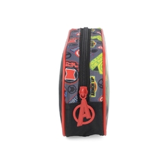 Kit Mochila Costas e Estojo AVENGERS VINGADORES Luxcel Preto na internet