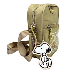 Bolsa Transversal SNOOPY Colors em Nylon SP2850TA Taupe - comprar online