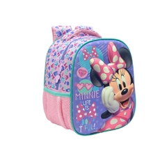 Imagem do Kit Mochila Rodinhas e Lancheira G Minnie Disney 3D Lilás