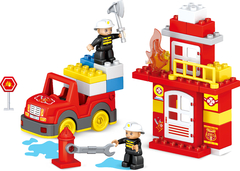 BLOCOS DE MONTAR ZOOP TOYS - SE MOVE LUZES E SONS BOMBEIROS