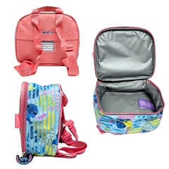 Imagem do Kit Mochila Rodinhas Oficial STITCH DISNEY - Luxcel Salmão