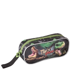 Kit Mochila Costas e Estojo T-REX ATTACK Verde Clio TX3463KT - loja online