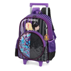 Mochila Rodinhas Oficial WANDINHA ADDAMS e Enid Roxo Luxcel - comprar online