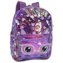 Mochila de Costas Gatinha Holográfica PH3158J - Arrivata