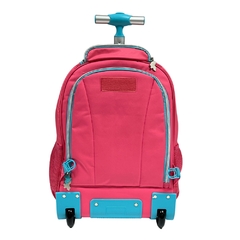 Kit Mochila de Rodinhas Oficial Rebecca Bonbon RB2441 Rosa - Arrivata