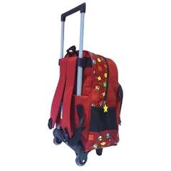 Mochila de Rodinhas SUPER MARIO - Luxcel Vinho - Arrivata