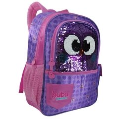 Mochila de Costas Oficial Bubu E As Corujinhas com Paetês