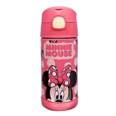 Garrafa Térmica Inox CLICK Com Canudo MINNIE MOUSE ZC