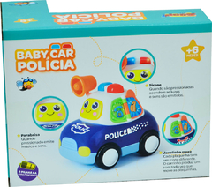 BABY CAR POLÍCIA COM SOM ZOOP TOYS - Arrivata