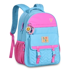 Kit Mochila de Costas em Nylon OFICIAL LULUCA LU24074 Azul - comprar online