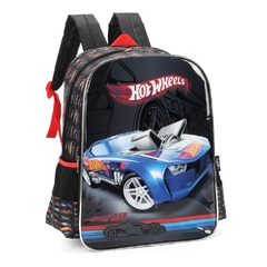 Mochila Infantil de Costas HOT WHEELS Luxcel Preto