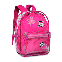 MOCHILA TRANSPARENTE OFICIAL LULUCA LU3194 - comprar online