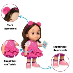 BONECA OFICIAL MARIA CLARA FALA 14 FRASES - BABY BRINK - Arrivata