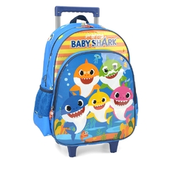 Kit Mochila Rodinhas e Estojo BABY SHARK FAMILY - Luxcel - comprar online