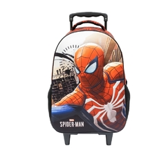 Kit Mochila Rodinhas e Estojo Box Spider Man Homem Aranha 3D - comprar online