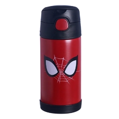 Garrafa Térmica Inox CLICK Com Canudo HOMEM ARANHA ZC