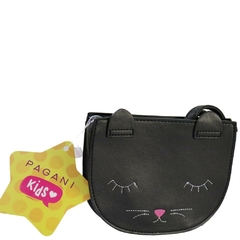 Bolsa Infantil Transversal Gatinho Preto Pagani PG12056 na internet