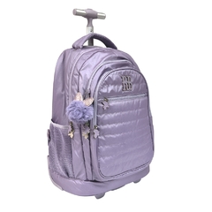 Kit Mochila de Rodinhas Crinkle Rebecca Bonbon RB2417 Lilás - comprar online