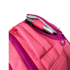 Kit Mochila de Rodinhas em Nylon OFICIAL LULUCA LU2460 Rosa - loja online