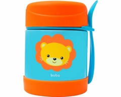 Pote Térmico com Colher Animal Fun Leão - BUBA - Arrivata