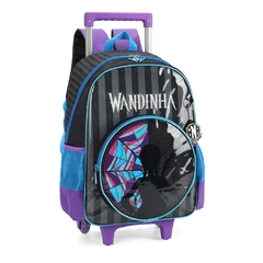 Mochila Rodinhas Oficial WANDINHA ADDAMS preto Luxcel