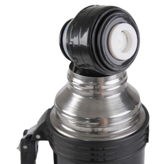 Garrafa Termica Inox Parede Dupla Black 1l - Mokha - Arrivata