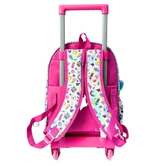 Kit Mochila de Rodinhas Holográfica HAPPY CLIO HL3595K - Arrivata