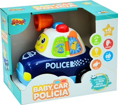 BABY CAR POLÍCIA COM SOM ZOOP TOYS