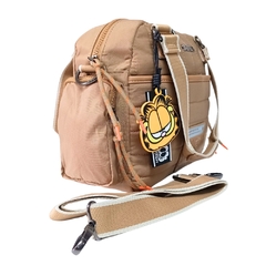 Bolsa Baú Tiracolo Nylon Oficial GARFIELD GF2887BG Bege - comprar online