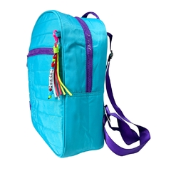 Bolsa Mochila de Costas em Nylon Oficial Luluca LU2864 Azul - comprar online