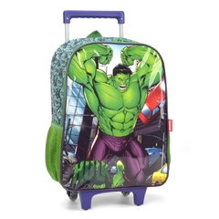 Kit Mochila Rodinhas Oficial MARVEL AVENGERS HULK - Luxcel na internet