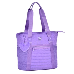 Bolsa Tote Bag Grande Oficial Rebecca Bonbon RB2971 Lilás