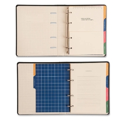 Agenda Planner Semanal Notas 2025 Argolado Pólen AROMAS AZUL