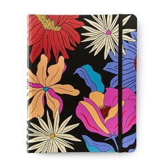 Caderno Organizador Cícero Duo PÓLEN 17x24 Tropicália Preto - comprar online