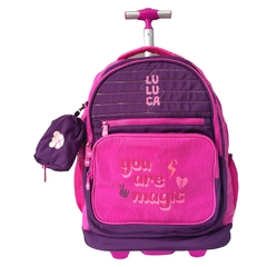 Mochila de Rodinhas em Nylon OFICIAL LULUCA LU2460 - loja online