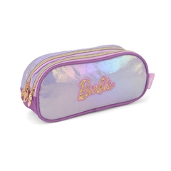 Kit Mochila Rodinhas Juvenil BARBIE Metalizada Lilás Luxcel - comprar online