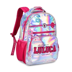 Mochila de Costas Holográfica Oficial LULUCA LU24012