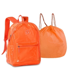 Mochila Neon Transparente com bolsa Removível CLIO CG3412