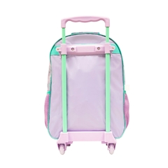 Kit Mochila Rodinhas e Estojo Pequena Sereia Ariel Disney - Arrivata