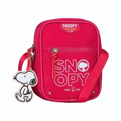 Bolsa Transversal SNOOPY Colors em Nylon SP2850PK Pink