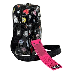 Bolsa Transversal BT21 Preta Holográfica Semax BT2370 - comprar online