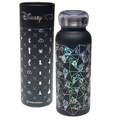 Garrafa Térmica Inox Bubble 500ML 100 ANOS DISNEY Preta ZC