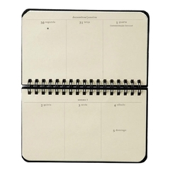 Agenda Planner Wire-o 2025 Pólen Semanal Office AROMAS AZUL - comprar online