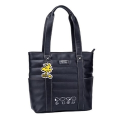 Bolsa Totebag Grande Oficial SNOOPY WOODSTOCK SP2293 Preto