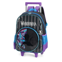 Kit Mochila Rodinhas WANDINHA ADDAMS Preto - Luxcel - comprar online